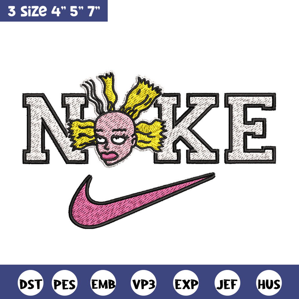 Nike funny girl Embroidery Design, Brand Embroidery, Nike Embroidery, Embroidery File, Logo shirt, Digital download.jpg