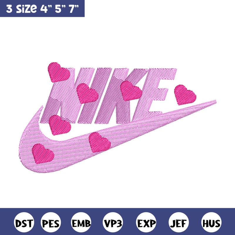 Nike heart embroidery design, Nike embroidery, Nike design, Embroidery shirt, Embroidery file, Digital download.jpg