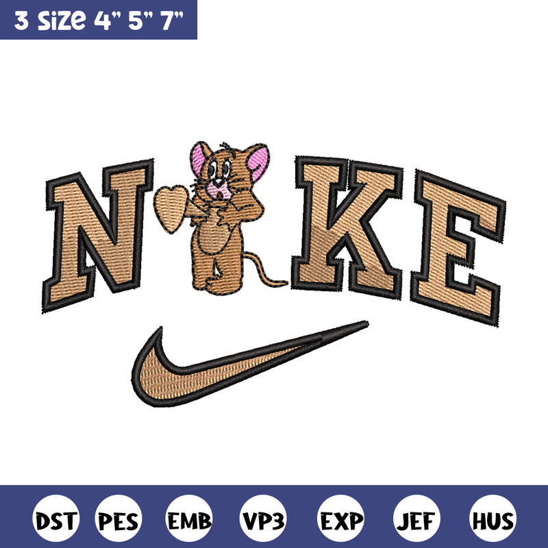 Nike jerry embroidery design, Jerry embroidery, Nike design, Embroidery shirt, Embroidery file, Digital download.jpg