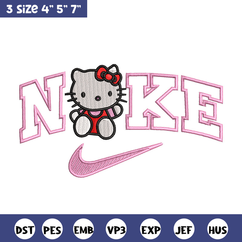Nike kitty embroidery design, Kitty embroidery, Nike design, Embroidery shirt, Embroidery file, Digital download.jpg