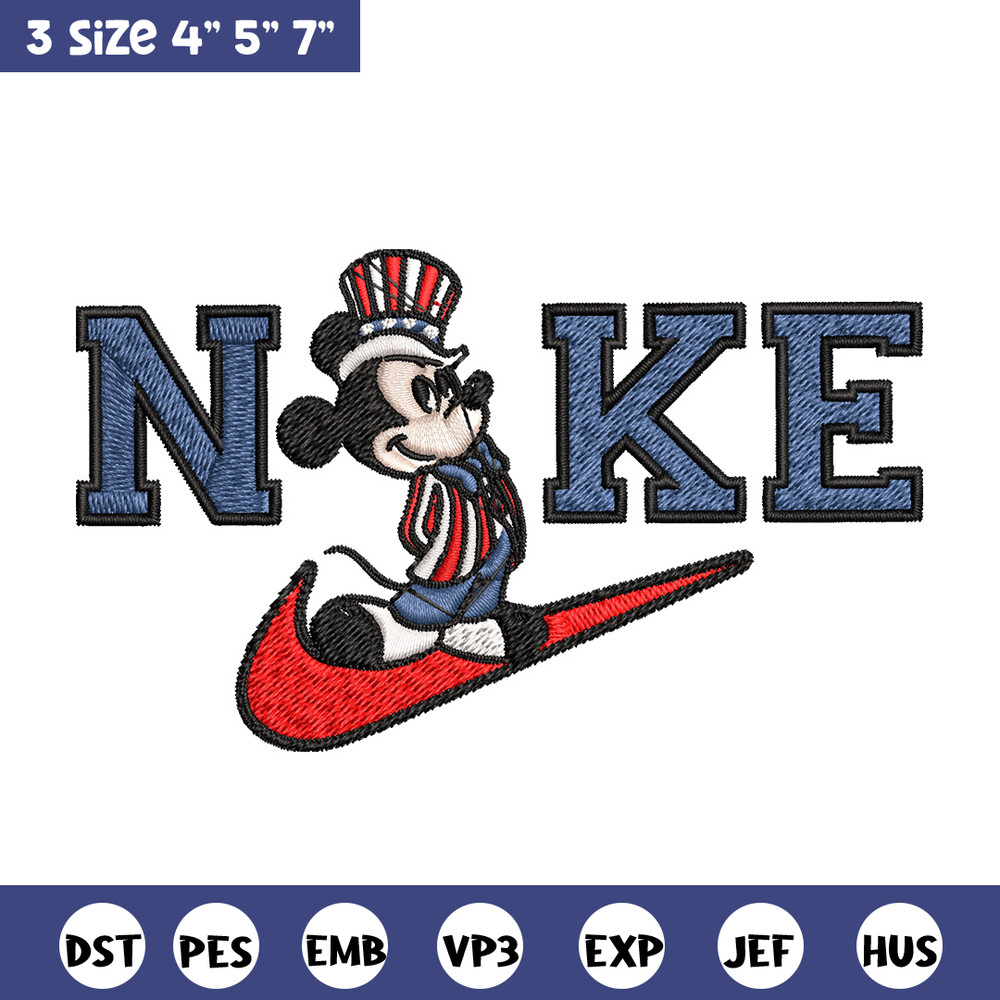 Nike mickey Embroidery Design, Brand Embroidery, Nike Embroidery, Embroidery File, Logo shirt, Digital download.jpg