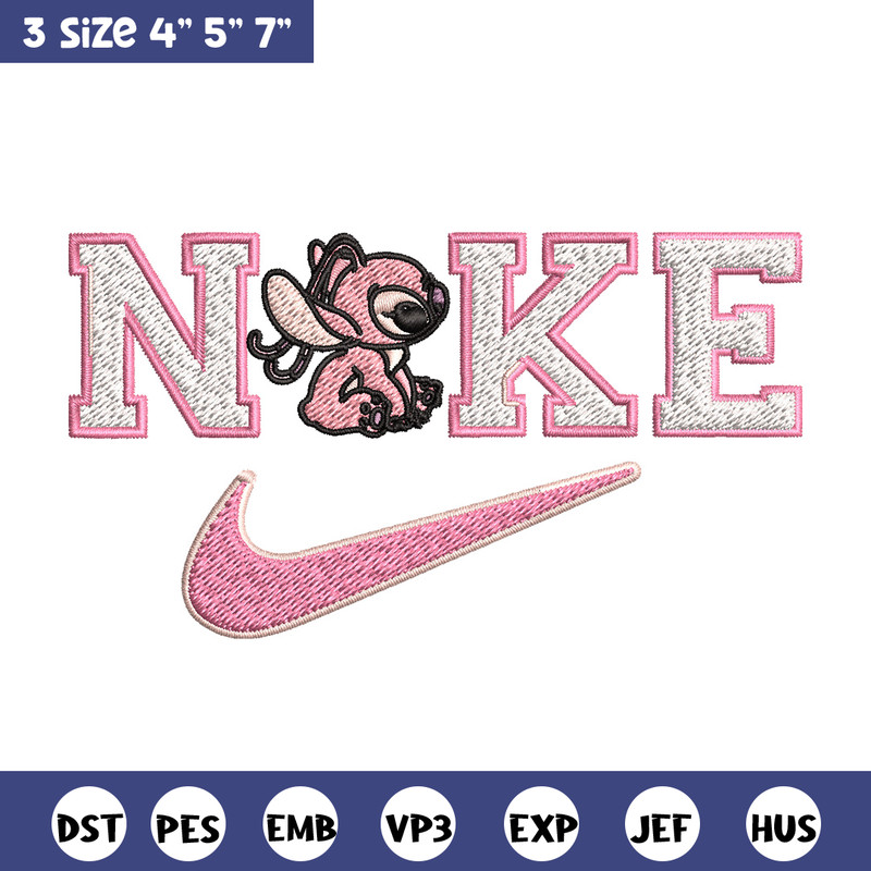 Nike pink stitch Embroidery Design, Stitch Embroidery, Nike Embroidery, Embroidery File, Logo shirt, Digital download.jpg