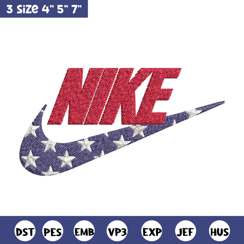 Nike red x star Embroidery Design, Brand Embroidery, Nike Embroidery, Embroidery File, Logo shirt, Digital download.jpg