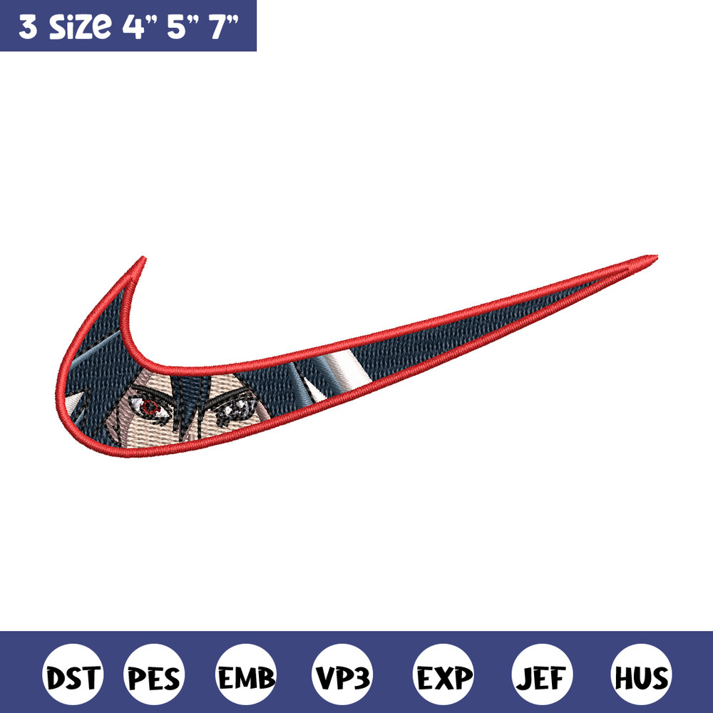 Nike sasuke eyes embroidery design, Naruto embroidery, Nike design, Embroidery shirt, Embroidery file, Digital download.jpg