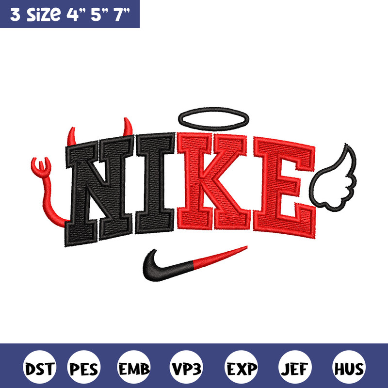 Nike x evil embroidery design, Evil embroidery, Nike design, Embroidery shirt, Embroidery file, Digital download.jpg