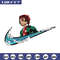 Tanjiro kamado Nike embroidery design, Kimetsu no Yaiba embroidery, Nike design, anime design, Digital download.jpg