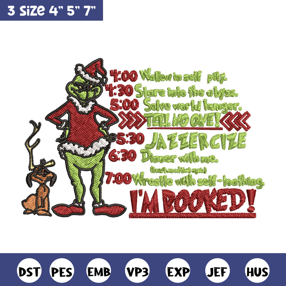 The Grinch Embroidery design, Grinch christmas Embroidery, Grinch design, Embroidery file, logo shirt, Instant download..jpg