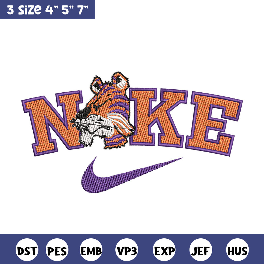 Tiger x nike embroidery design, Cartoon embroidery, Nike design, Embroidery file, Embroidery shirt, Digital download.jpg