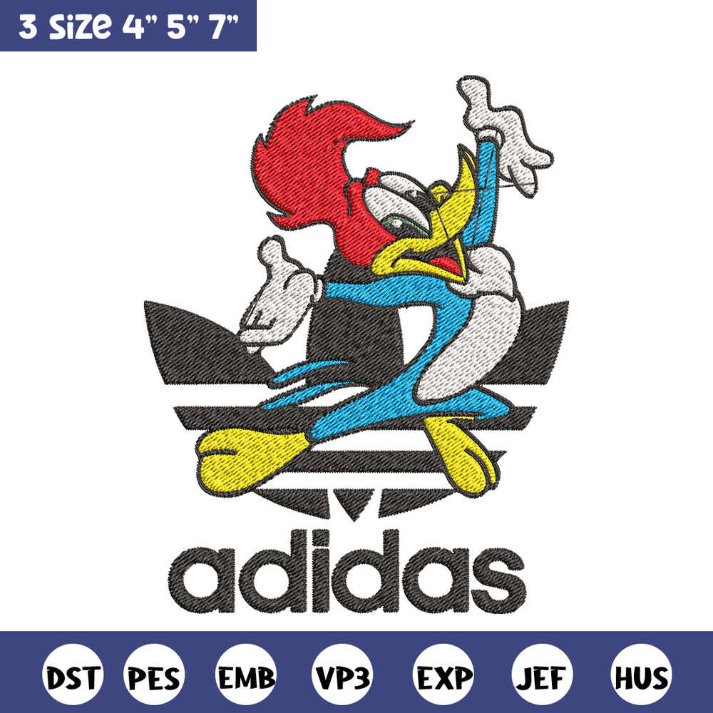 Woody cartoon Embroidery Design, Adidas Embroidery, Embroidery File, Brand Embroidery, Logo shirt, Digital download.jpg
