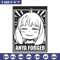 Anya poster Embroidery Design, Spy x family Embroidery, Embroidery File, Anime Embroidery, Anime shirt,Digital download.jpg