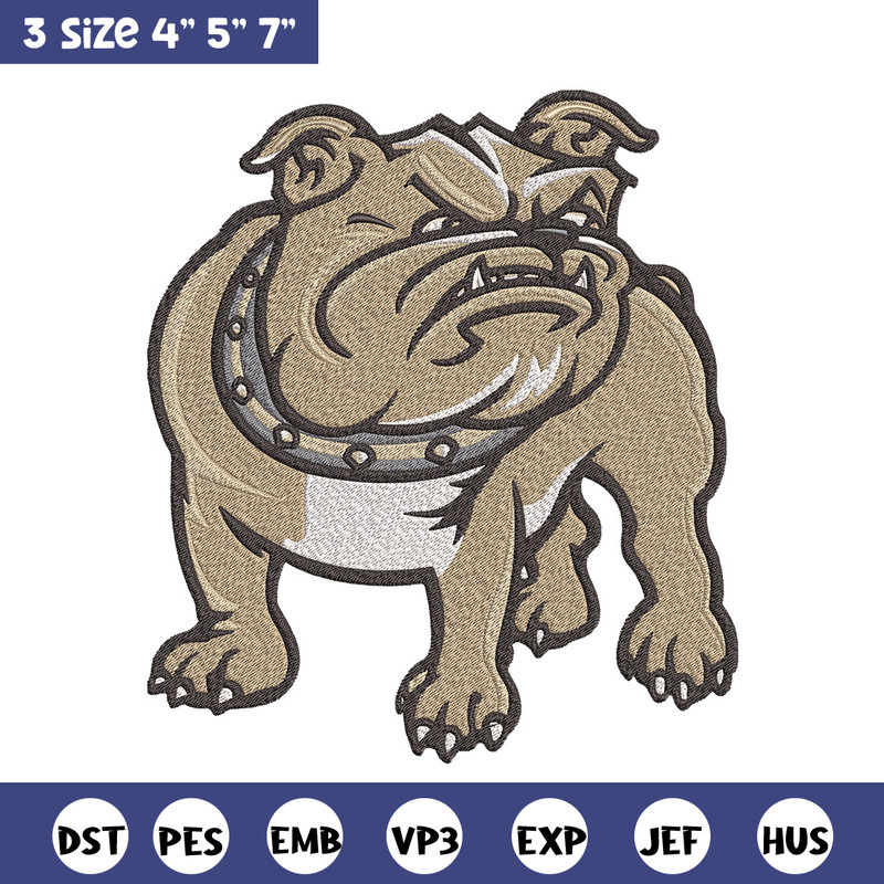 Azalea Bulldogs logo embroidery design, Football embroidery, Sport embroidery, logo sport embroidery,Embroidery design.jpg