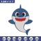 Baby Shark Embroidery Design, Shark Embroidery, Embroidery File, Embroidery design, Digital download..jpg