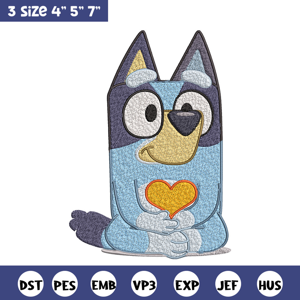Bluey Embroidery, Bluey Cartoon Embroidery, cartoon Embroidery, Embroidery File, cartoon shirt, digital download..jpg