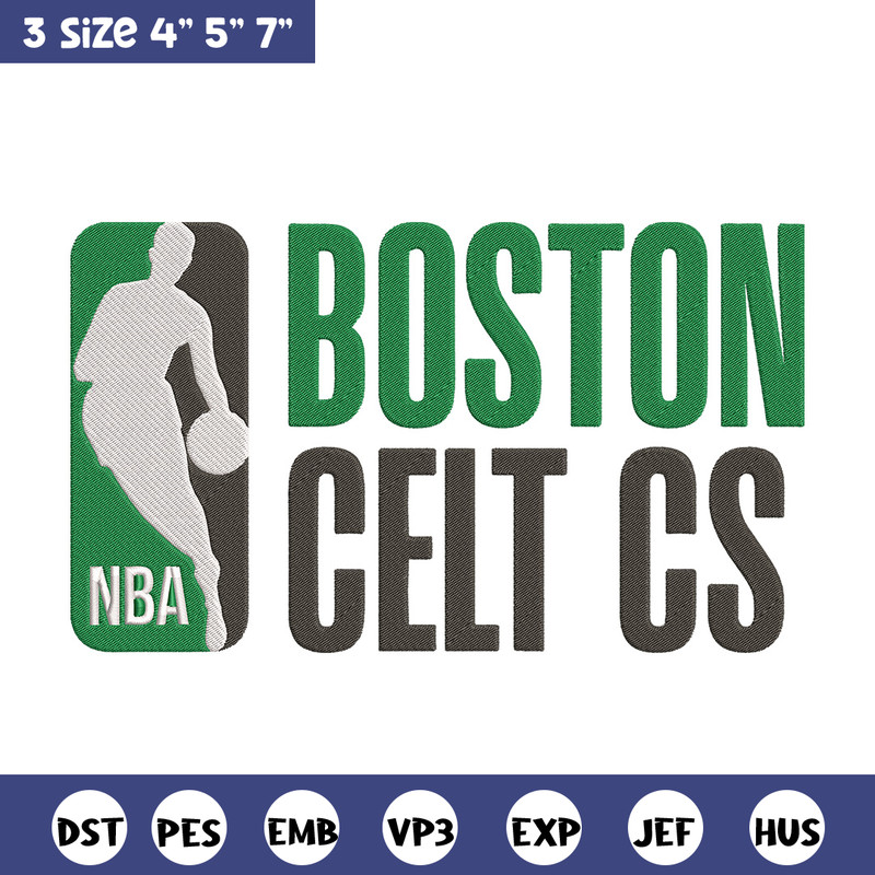 Boston Celtics logo embroidery design, NBA embroidery, Sport embroidery, Logo sport embroidery, Embroidery design..jpg