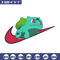 Bulbasaur x nike Embroidery Design, Pokemon Embroidery, Embroidery File, Nike Embroidery, Anime shirt, Digital download.jpg