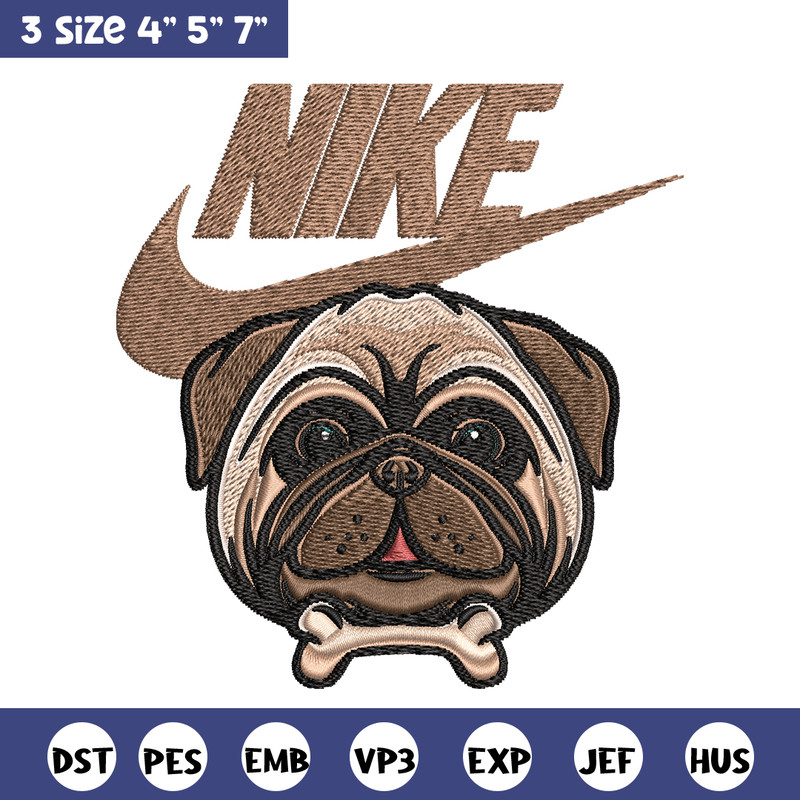 Bulldog Nike Embroidery design, Bulldog logo Embroidery, Nike design, Embroidery file, logo shirt, Instant download..jpg