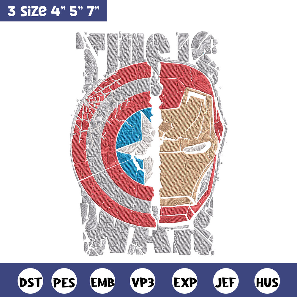 Captain x iron man Embroidery Design, Marvel Embroidery, Embroidery File, Anime Embroidery, Anime shirt,Digital download.jpg
