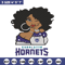 Charlotte Hornets girl embroidery design, NBA embroidery, Sport embroidery, Embroidery design, Logo sport embroidery..jpg