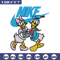 Daisy and Donald duck Nike Embroidery design, Cartoon Embroidery, Nike design, Embroidery file, Instant download.jpg