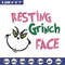 Grinch face Embroidery Design, Grinch Embroidery, Embroidery File, Chrismas Embroidery, Anime shirt, Digital download.jpg