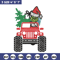 Grinch Jeep Christmas Embroidery design, Grinch Christmas Embroidery, logo design, Embroidery File, Digital download..jpg