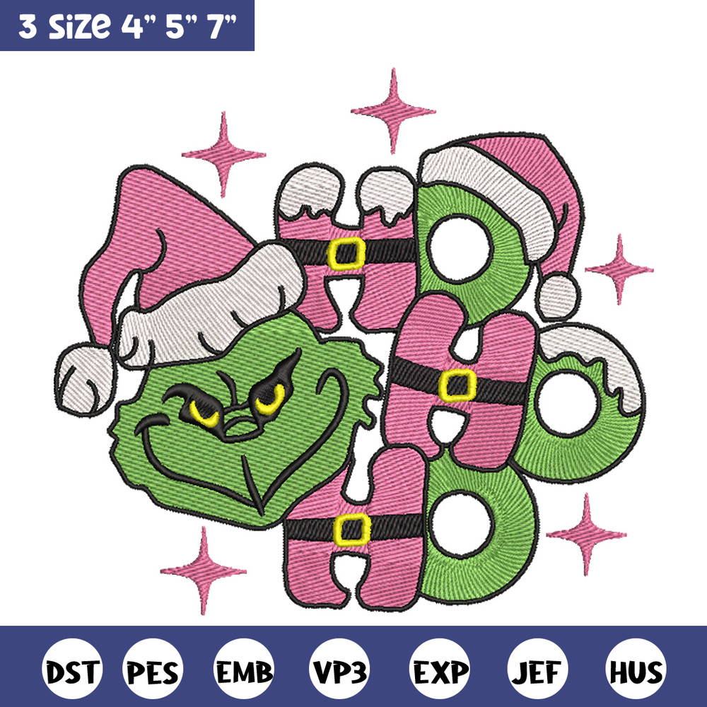 Grinch laugh embroidery design,Chrismas design, Embroidery shirt, Embroidery file, Grinch embroidery, Digital download.jpg
