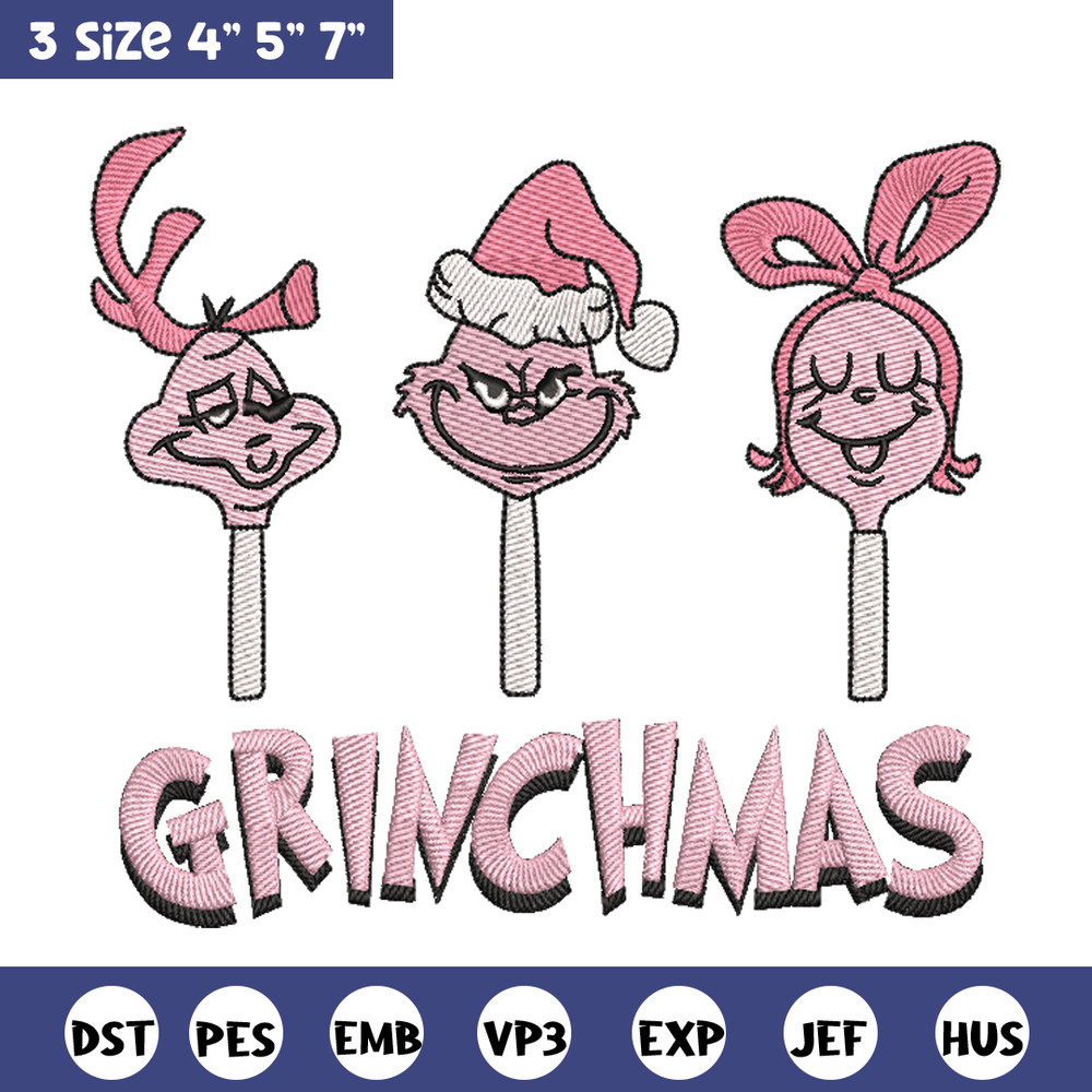Grinchmas embroidery design, Grinch embroidery, Chrismas design, Embroidery shirt, Embroidery file, Digital download.jpg
