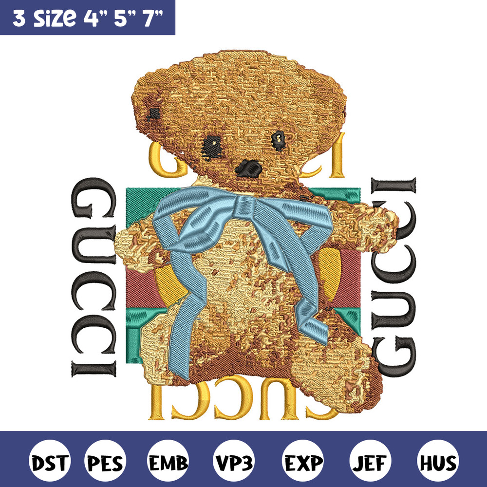 Gucci x bear Embroidery Design, Gucci Embroidery, Embroidery File, Anime Embroidery, Anime shirt, Digital download.jpg
