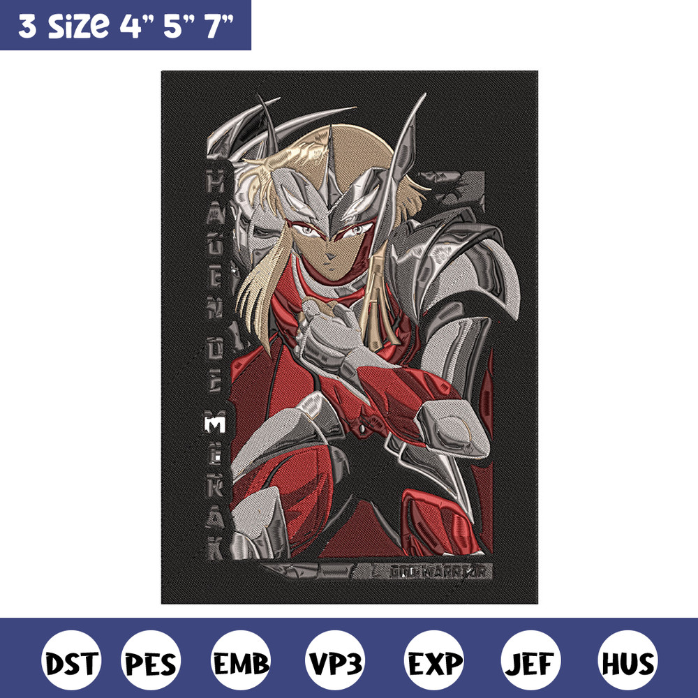 Hagen poster Embroidery Design, Saint Seiya Embroidery, Embroidery File, Anime Embroidery, Anime shirt, Digital download.jpg