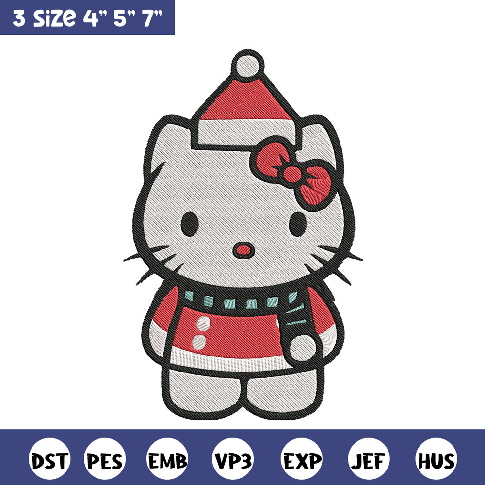 Hello kitty chrismas Embroidery Design, Kitty Embroidery,Embroidery File,Anime Embroidery, Anime shirt,Digital download.jpg