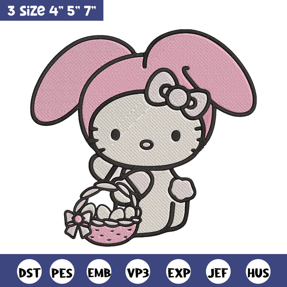 Hello Kitty Easter Embroidery Design, Hello kitty Embroidery, Embroidery File, Anime Embroidery, Digital download.jpg