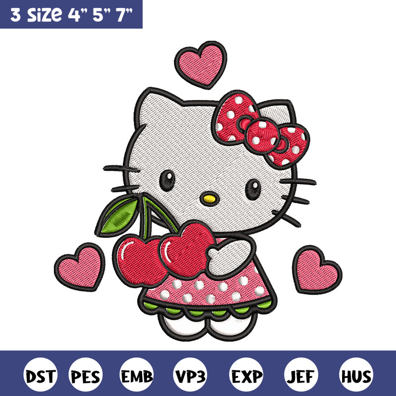 Hello kitty Embroidery Design, Haello kitty cartoon Embroidery, Embroidery File, Cartoon shirt, Digital download..jpg