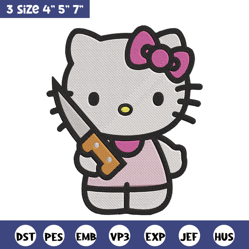 Hello kitty knife Embroidery Design, Hello kitty Embroidery, Embroidery File, Anime Embroidery, Digital download..jpg