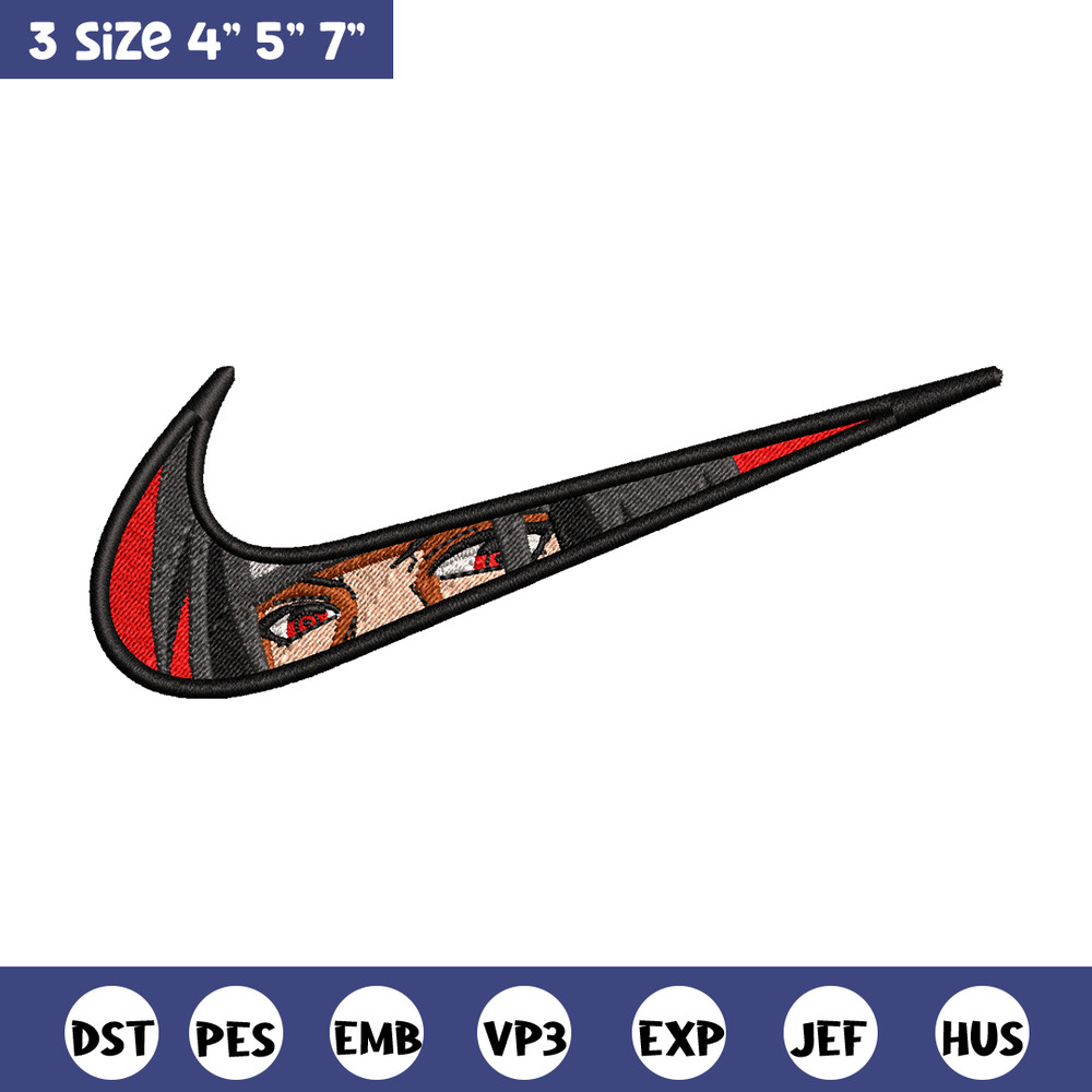 Itachi eyes nike embroidery design, Naruto embroidery, nike design, anime design, anime shirt, Digital download.jpg