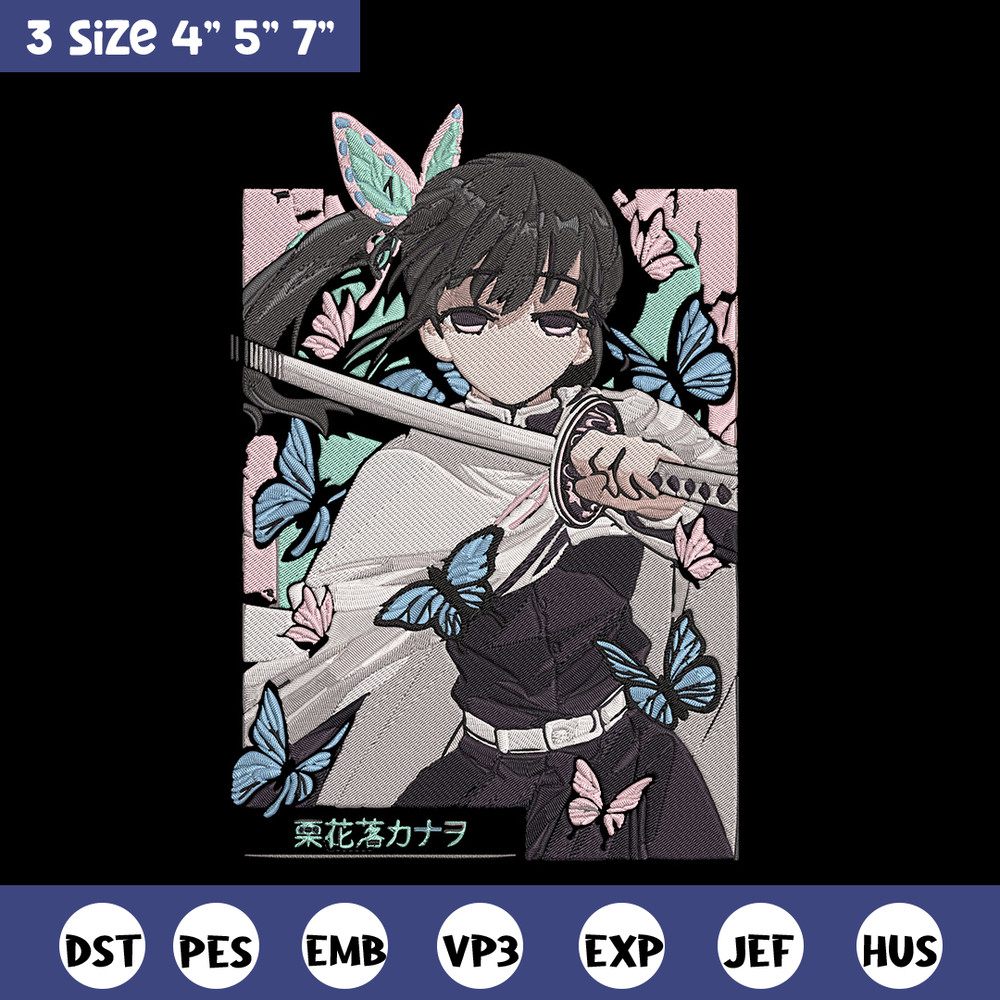 Kanao poster Embroidery Design, Demon slayer Embroidery, Embroidery File, Anime Embroidery, Digital download..jpg
