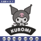 Kuromi logo Embroidery Design, Hello kitty Embroidery, Embroidery File, Anime Embroidery, Anime shirt, Digital download.jpg