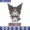 Kuromi logo Embroidery Design, Hello kitty Embroidery, Embroidery File,Anime Embroidery, Anime shirt, Digital download.jpg
