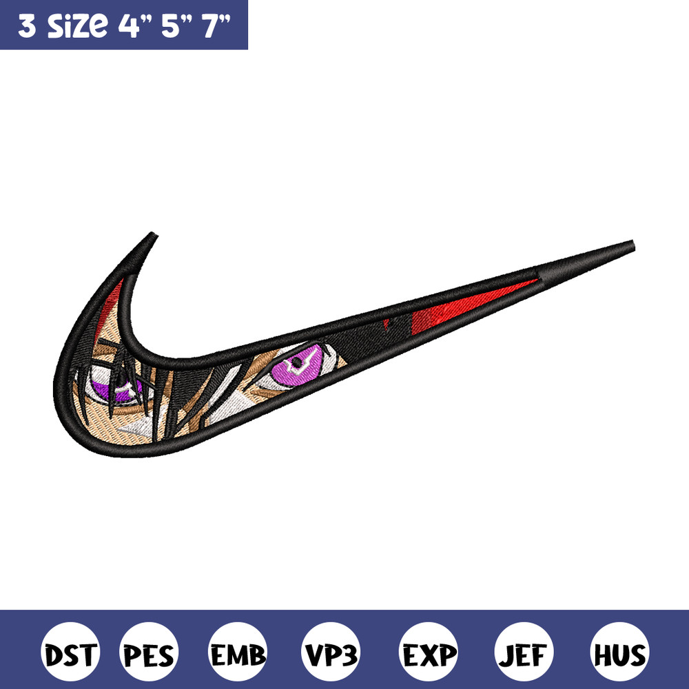 Lelouch vi Britannia Nike embroidery design, anime embroidery, nike design, anime design, anime shirt, Digital download.jpg