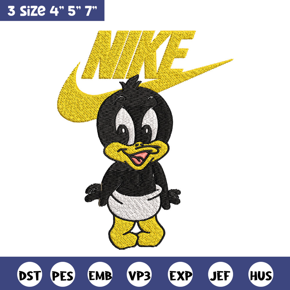 Looney Tunes Nike Embroidery design, Looney Tunes Embroidery, Nike design, Embroidery file, logo shirt, Instant download.jpg