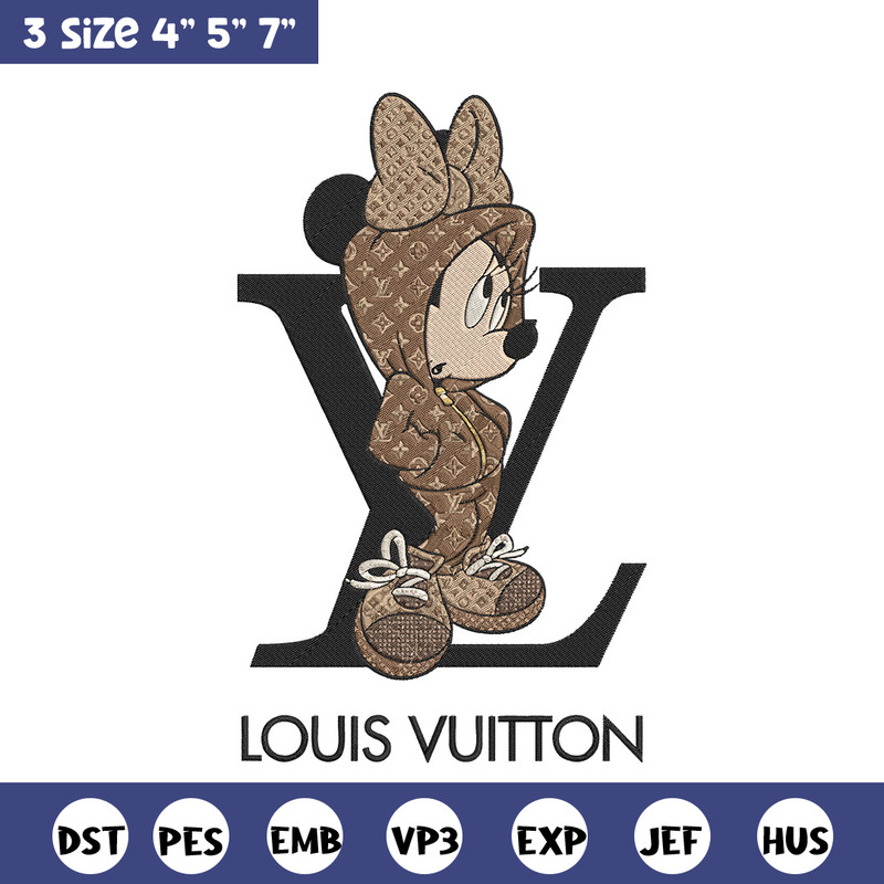LV x mickey Embroidery Design, Mickey Embroidery, Embroidery File, LV Embroidery, Anime shirt, Digital download.jpg