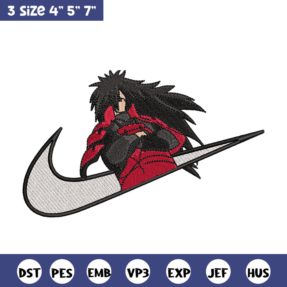 Madara Uchiha Nike embroidery design, Naruto embroidery, nike design, anime design, anime shirt, Digital download.jpg