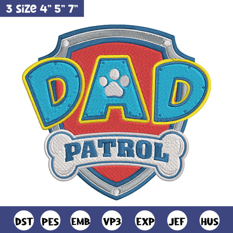 Paw Patrol logo Embroidery Design, Paw Patrol Embroidery, Embroidery File,Anime Embroidery, Anime shirt,Digital download.jpg