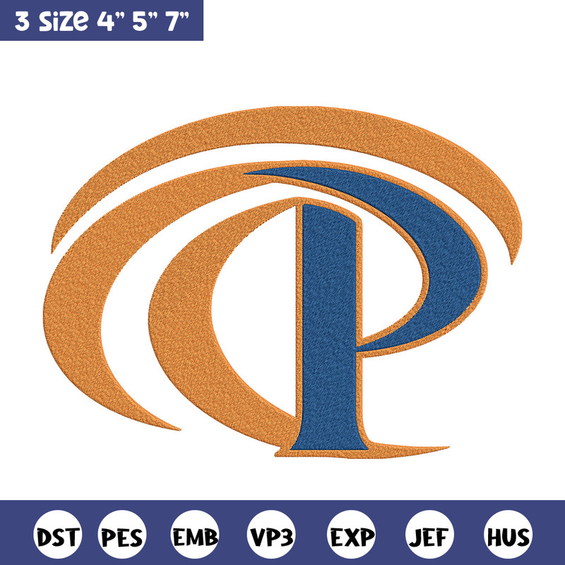 Pepperdine logo embroidery design, NCAA embroidery, Embroidery design, Logo sport embroidery, Sport embroidery..jpg