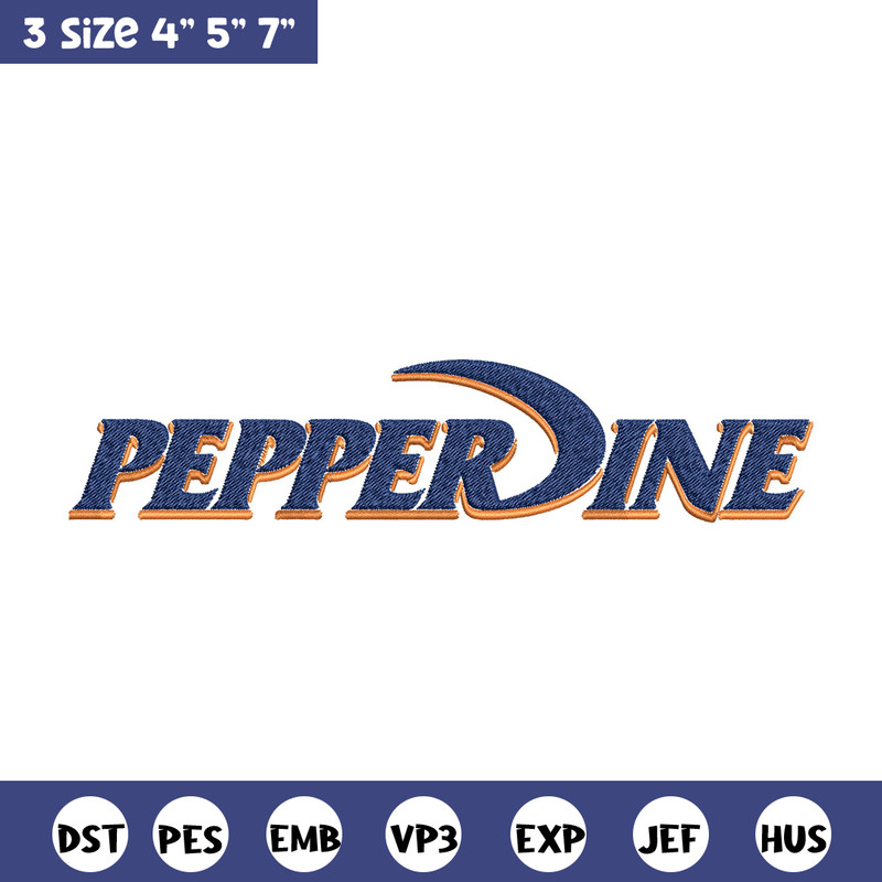 Pepperdine Waves logo embroidery design, NCAA embroidery, Sport embroidery, logo sport embroidery, Embroidery design.jpg