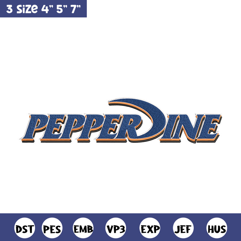 Pepperdine Waves logo embroidery design, NCAA embroidery,Sport embroidery, Embroidery design, Logo sport embroidery..jpg