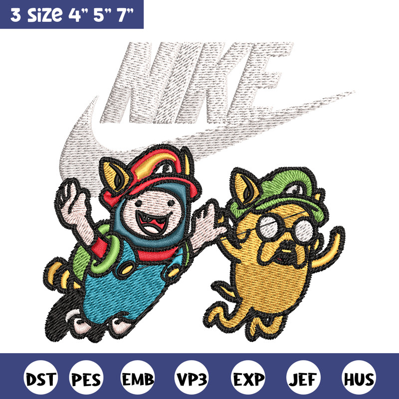 Pibby and finn Nike Embroidery design, cartoon Embroidery, Nike design, Embroidery file, logo shirt, Instant download..jpg