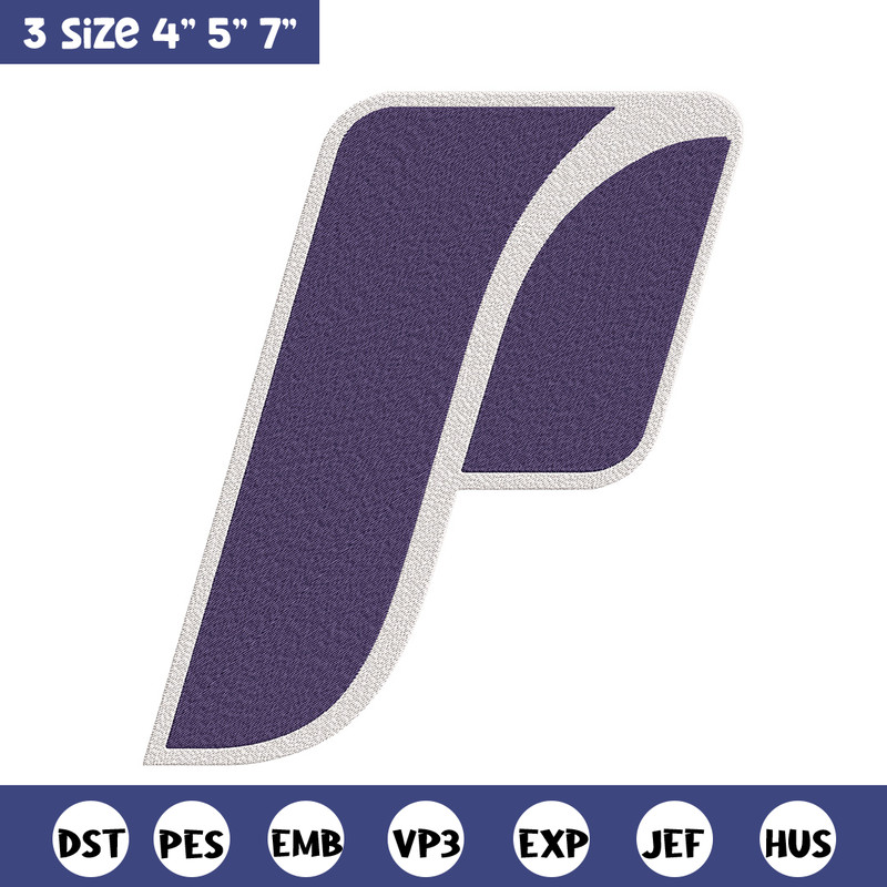 Portland Pilots logo embroidery design, Sport embroidery, logo sport embroidery, Embroidery design,NCAA embroidery.jpg