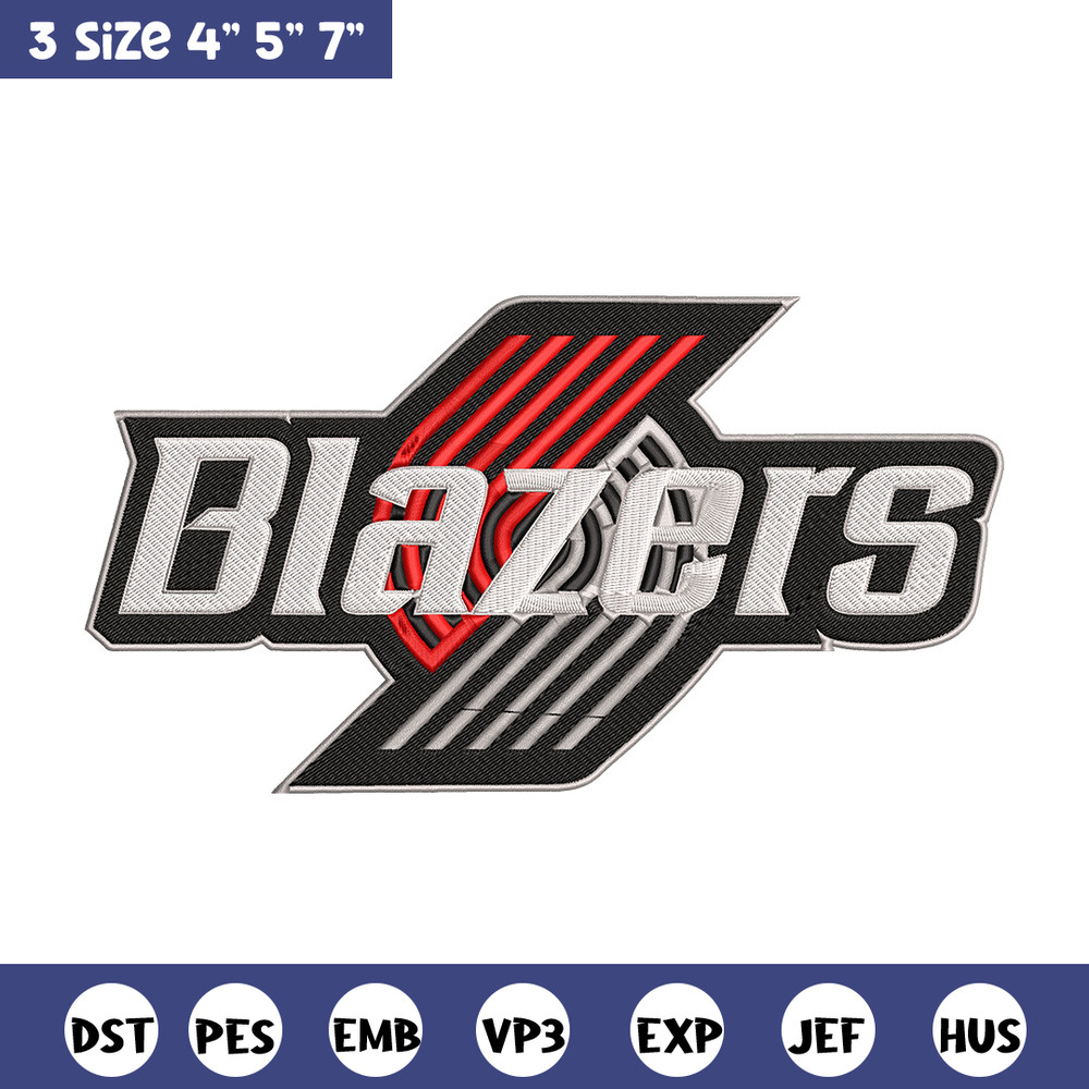 Portland Trail Blazers logo embroidery design, NBA embroidery, Sport embroidery, Embroidery design,Logo sport embroidery.jpg