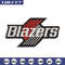 Portland Trail Blazers logo embroidery design, NBA embroidery, Sport embroidery, Embroidery design,Logo sport embroidery.jpg