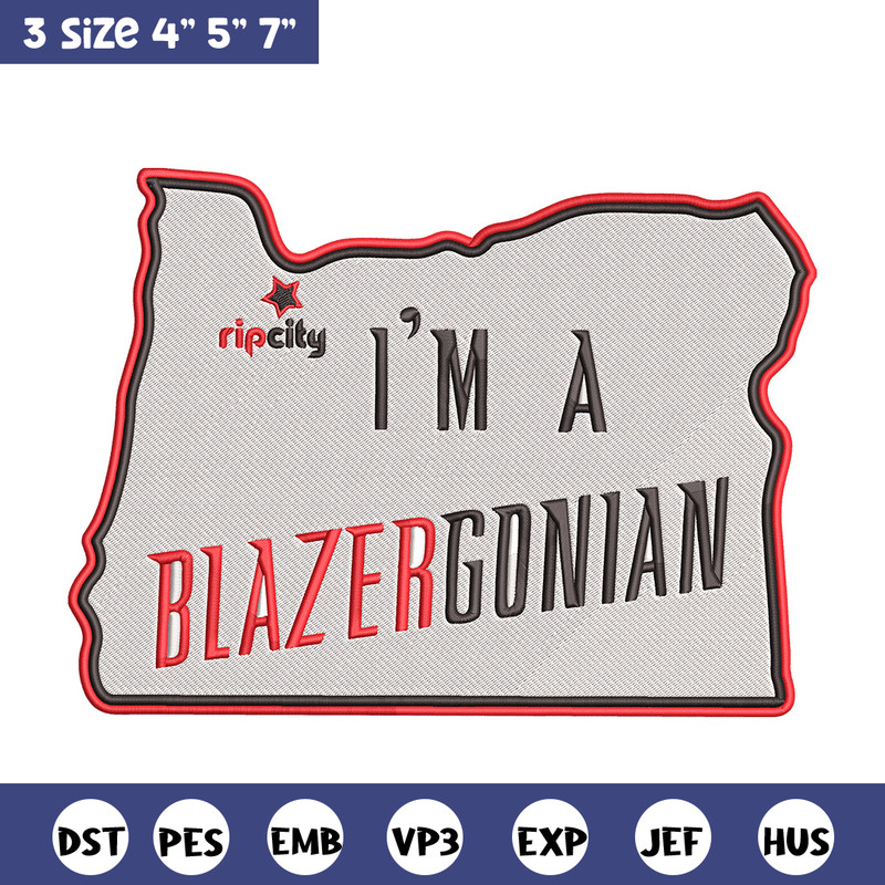 Portland Trail Blazers logo embroidery design, NBA embroidery,Sport embroidery, Embroidery design, Logo sport embroidery.jpg